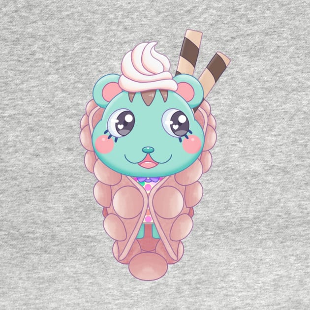 Cute Bubble Icream Cone by clumsytaco